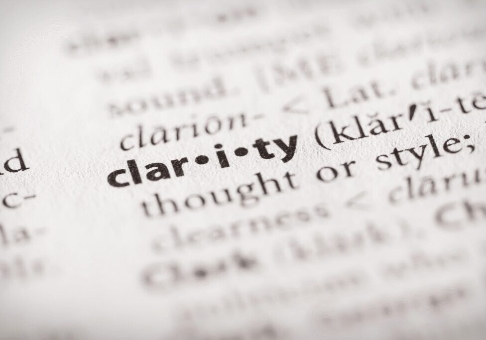 Clarity in Life